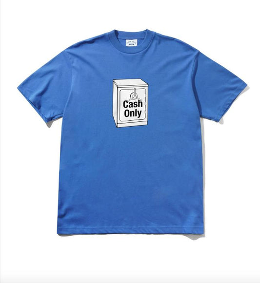 Cash Only - Cash Safe Tee, Royal blue