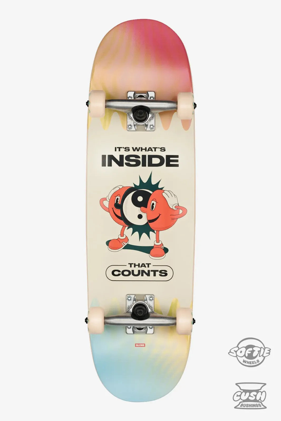 Globe Kids wide mid COMPLETE SKATEBOARD 8.25" Inner Balance
