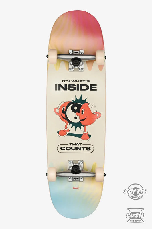 Globe Kids wide mid COMPLETE SKATEBOARD 8.25" Inner Balance