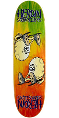 Heroin The Rainbow Egg 8 75 Symmetrical Shaped Deck Skateboard Skate Board