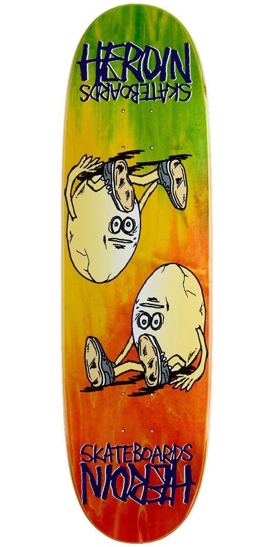 Heroin - The Rainbow Egg 8.75" Symmetrical Shaped Deck Skateboard Skate Board