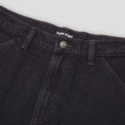 Passport Jeans Workers Club Denim Washed Black Pass~Port