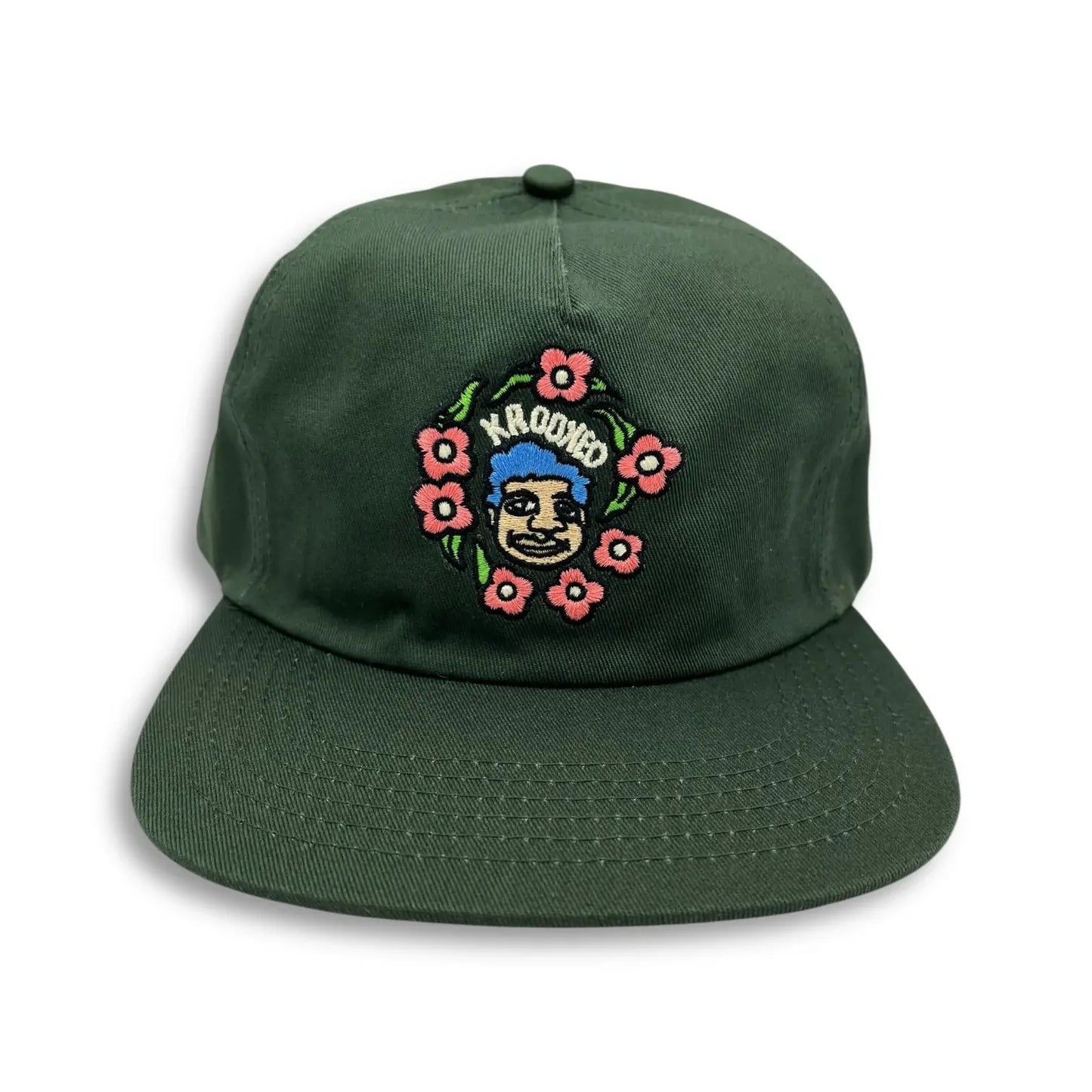 Krooked Cap Sweatpants Redux Olive Adjustable Snapback