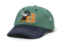 Butter Goods Music Snapback Kelly Green Navy 6 Pane Cap 6 Panel Cap Buttergoo
