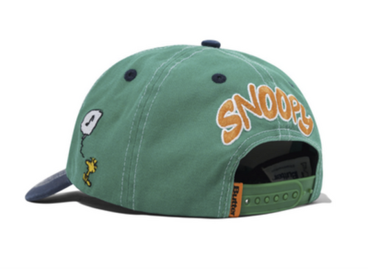 Butter Goods Music Snapback Kelly Green / Navy  6 Pane Cap 6 Panel Cap Buttergoo