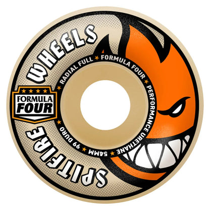 Spitfire Wheels F4 99d Radial Full 54mm Formula Four