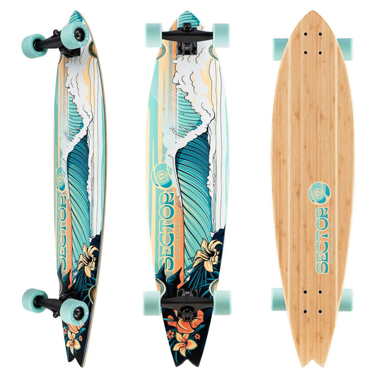 Sector 9 Offshore Reeler 9.375” x 39.5” Complete Longboard Skateboard