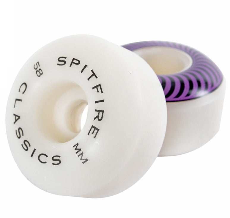 Spitfire Wheels Classics 58mm 99d White/Purple Swirl