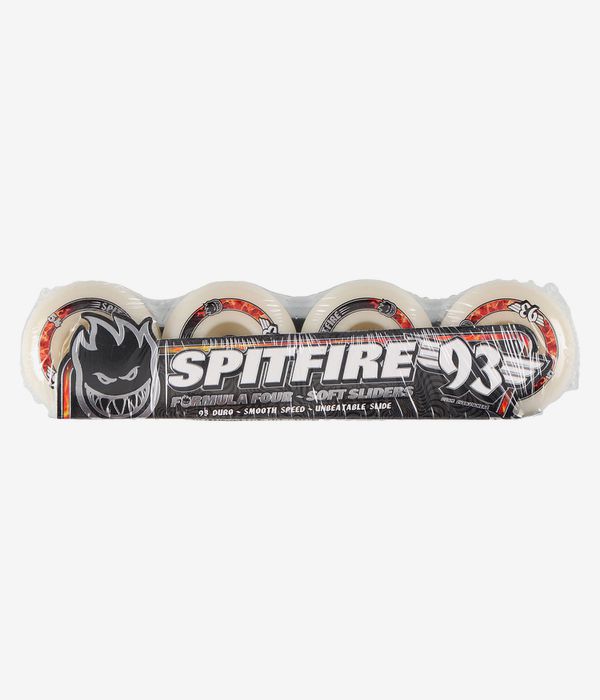 Spitfire Wheels 93D Radials 54mm F4 Natural Formula Four Soft Sliders