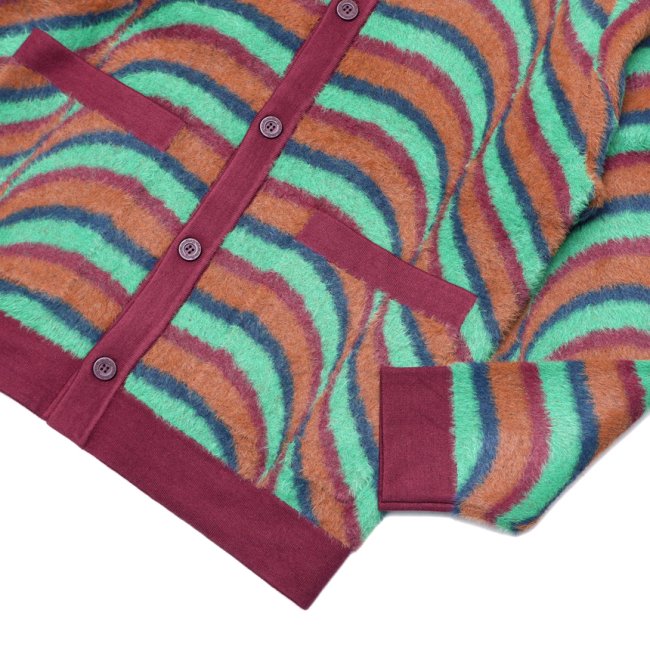 Quasi Fuzz Cardigan Emerald