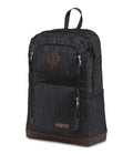 Jansport Backpack Houston Blue Denim 26L Luggage Skate School Travel Bag