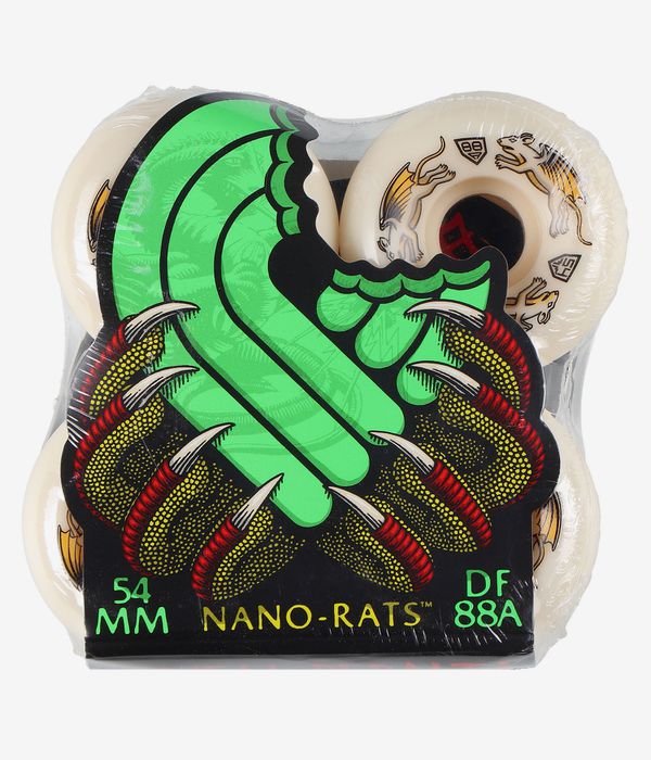 Powell Peralta Wheels Dragon Formula Nano Rats 54mm x 34mm 88A V6
