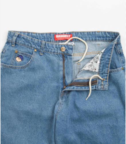 Butter Goods Santosuosso Jeans Denim blue Pants Washed Hat Embroidery