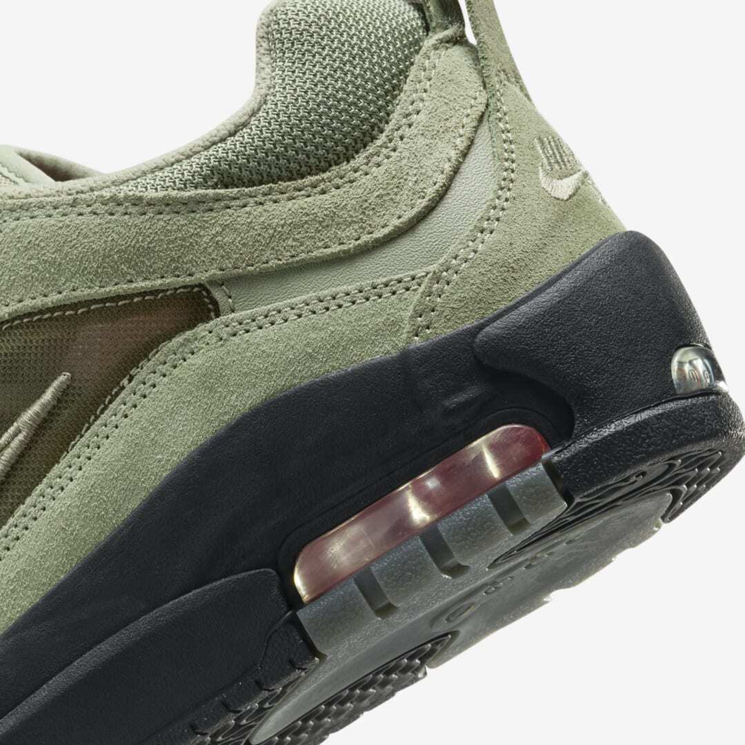 Nike SB Shoes Air Max Ishod Oil Green US SIZE Skateboard Sneakers