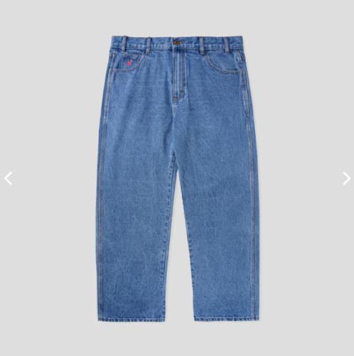 Cash Only Baggy Denim Jeans Washed Indigo Cash Only