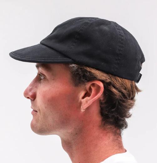 Next Door cap BLACK strap back hat Skate Kingpin store