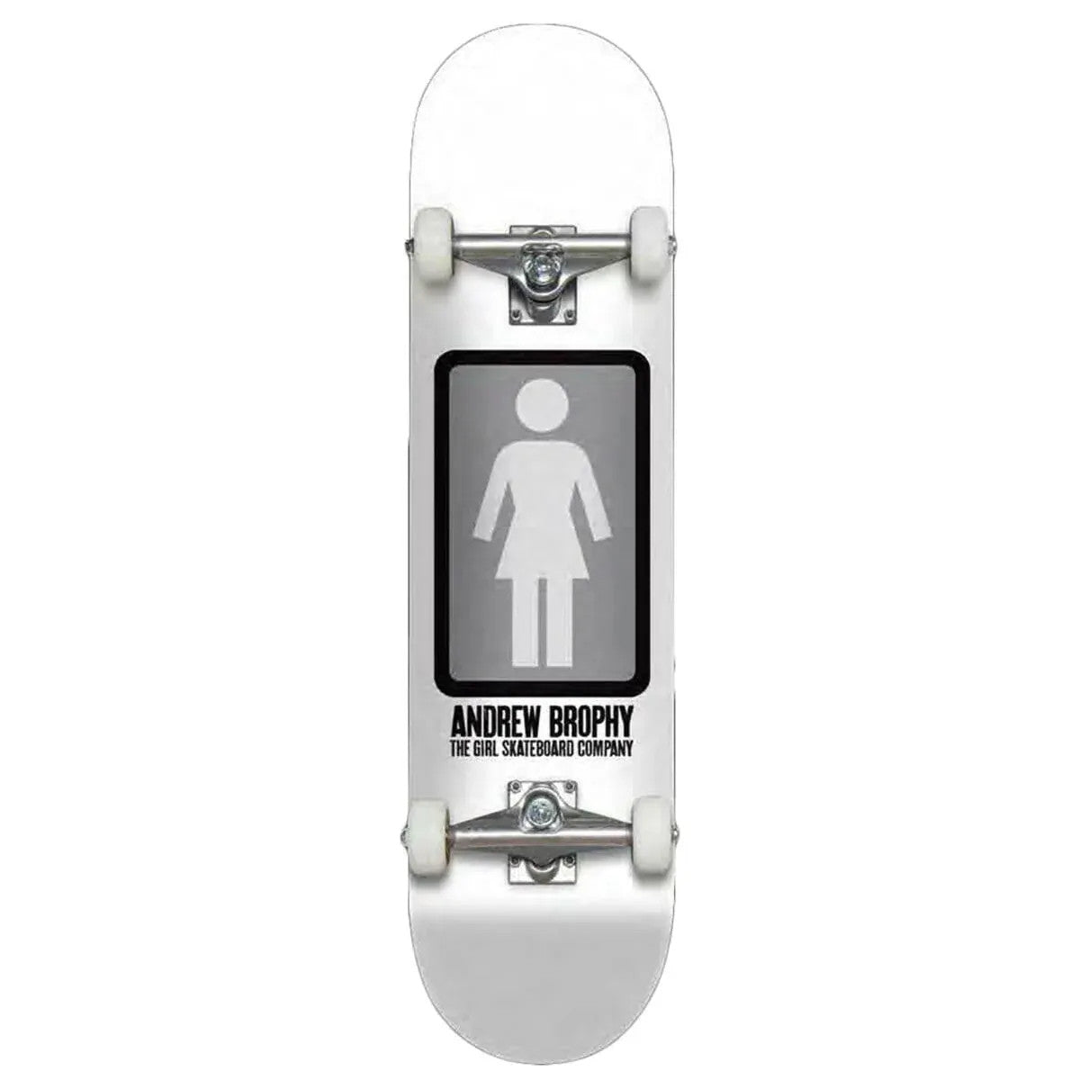GIRL ANDREW BROPHY Complete Skateboard 7.875" black / white deck