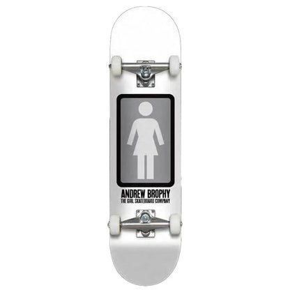 GIRL ANDREW BROPHY Complete Skateboard 7.875" black / white deck