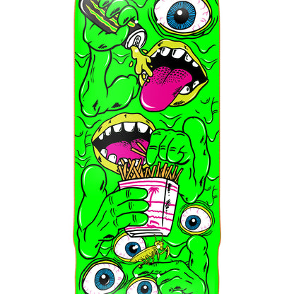 Heroin - SWAMPY MUTATE OR DIE deck 10.2" Deck razors edge Skateboard Skate Board