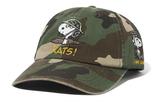 Butter Goods Music Snapback Rats Peanuts  6 Panel Cap Buttergoods Hat Camo