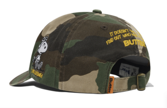 Butter Goods Music Snapback Rats Peanuts  6 Panel Cap Buttergoods Hat Camo