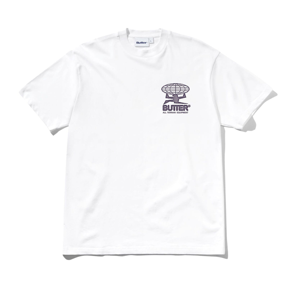 Butter Goods Terrain Tee Natural Shirt T Shirt Short Sleeve