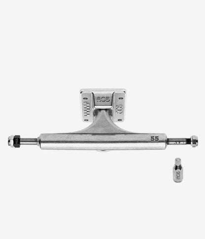 ACE Trucks AF1 Inverted Hollow 55 Raw Polished (8.5" Axles)