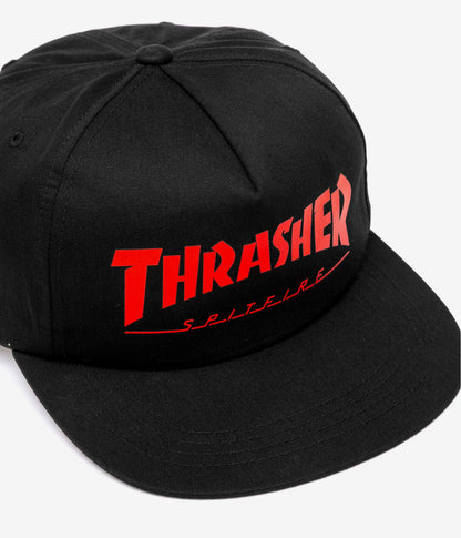 Thrasher x Spitfire Cap Snapback Black