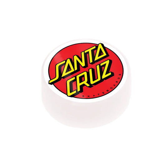 Santa Cruz Skateboard Wax Classic Dot White