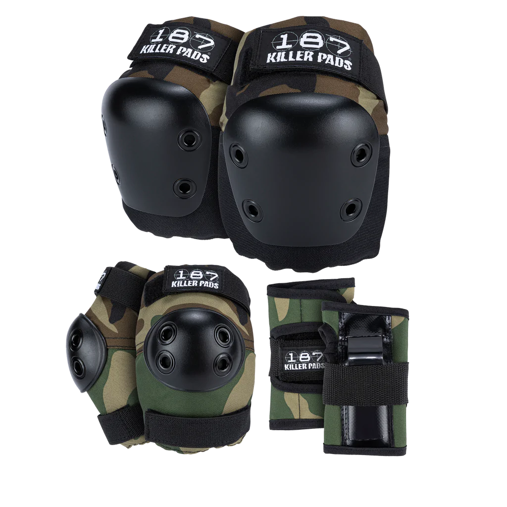187 Killer Pads Junior Six Pack Camo