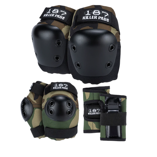 187 Killer Pads Junior Six Pack Camo