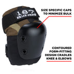 187 Killer Pads Junior Six Pack Camo Pads