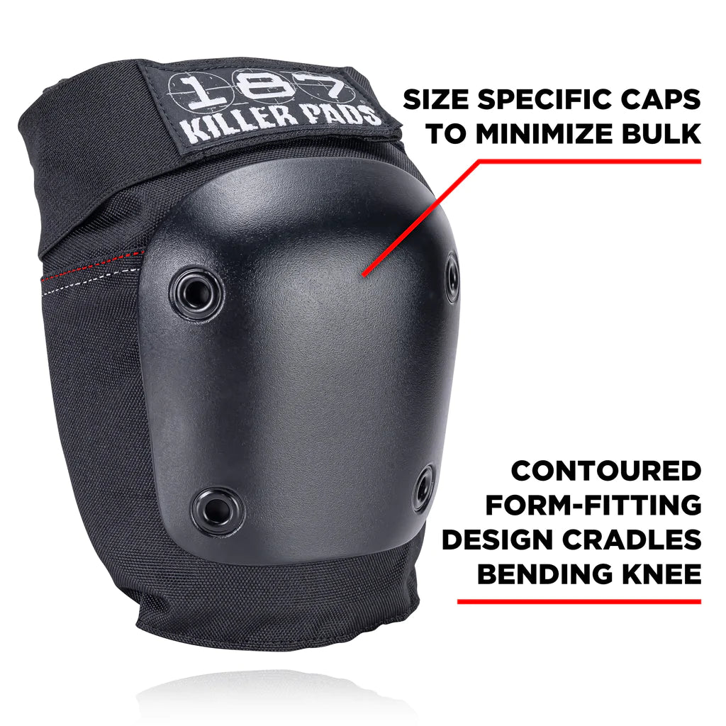 187 Killer Pads Fly Knee Pads Black