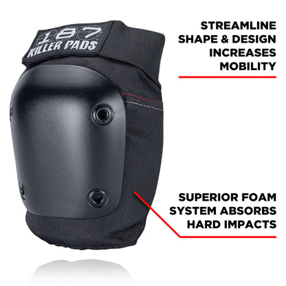 187 Killer Pads Fly Knee Pads Black