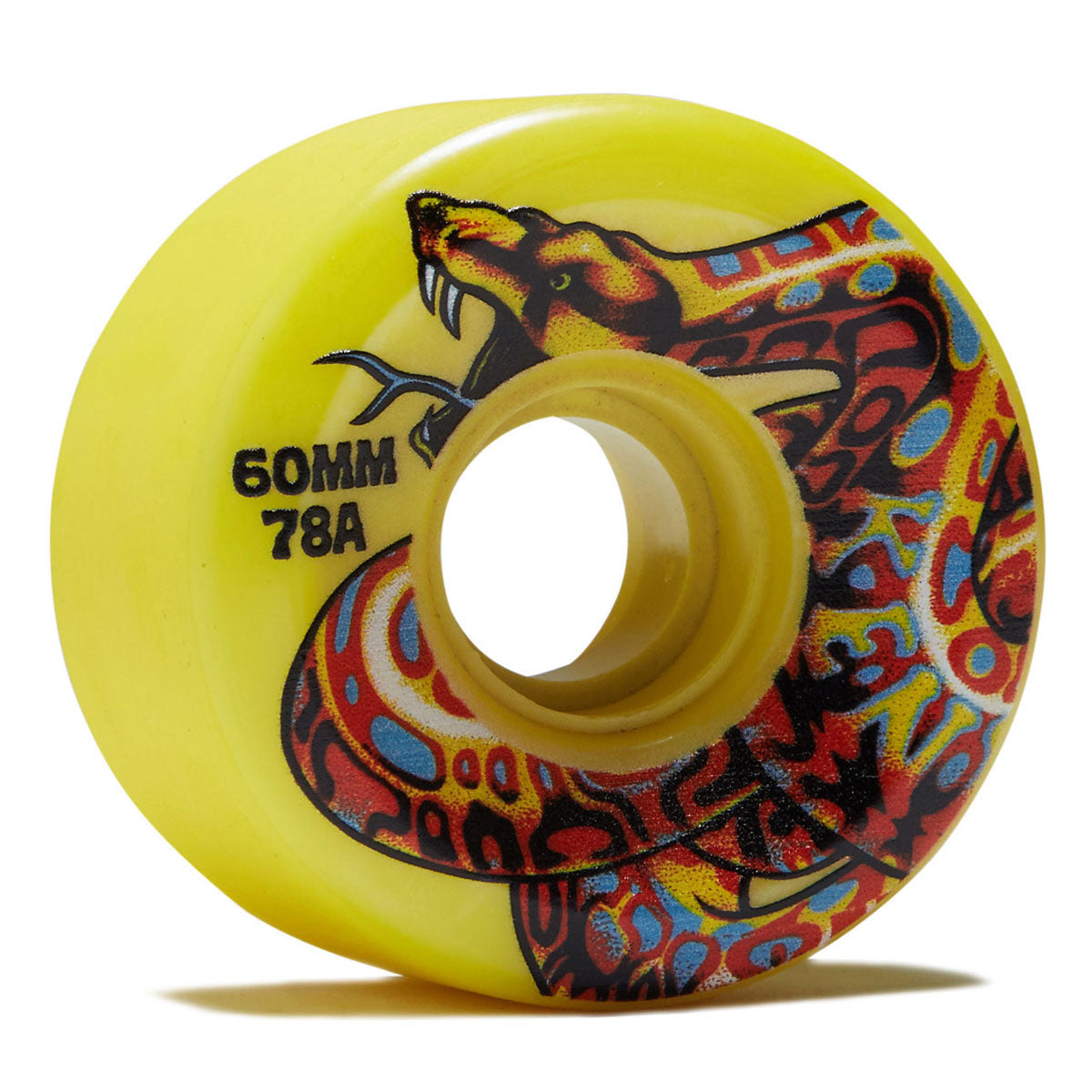Santa Cruz Slime Balls Jeff Kendall Snake Yellow 60mm 78a Speed Wheels Reissue