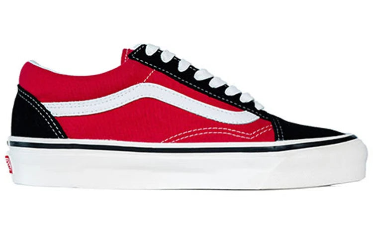 Vans Old Skool 36 DX Anaheim Factory Shoes OG Black Red