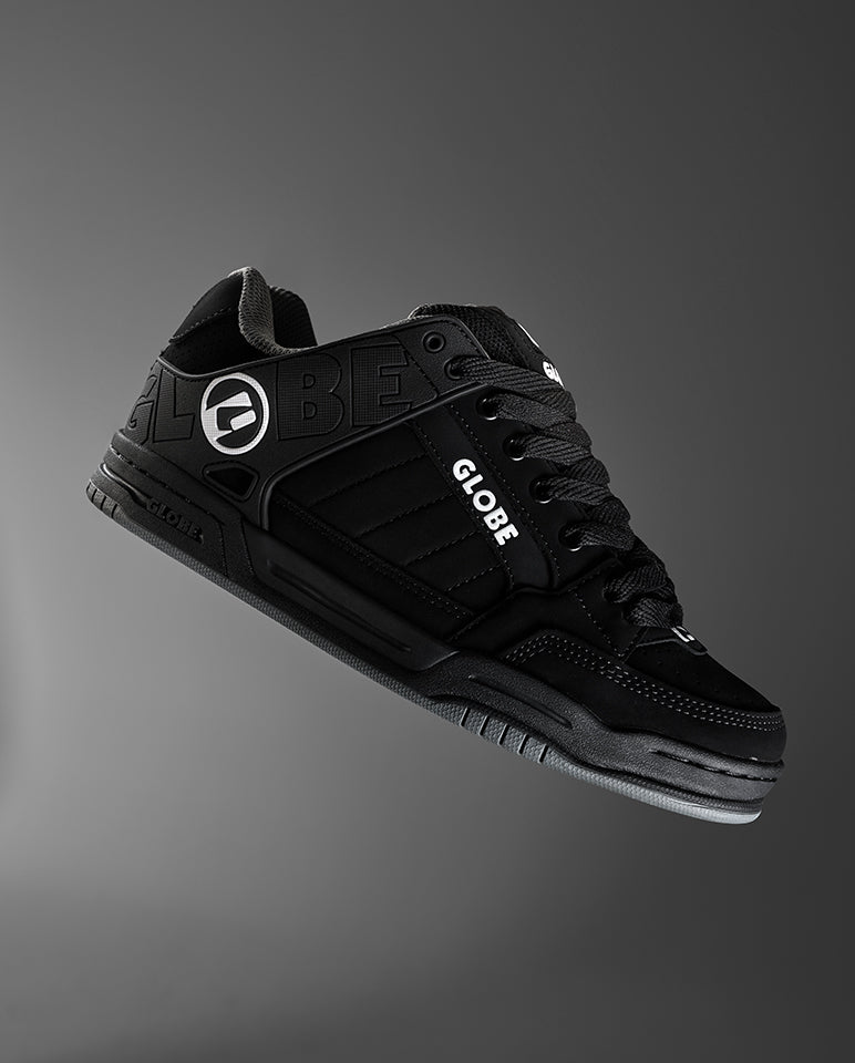 Globe Shoes Tilt Black/Black TPR US Size Skateboard Sneakers
