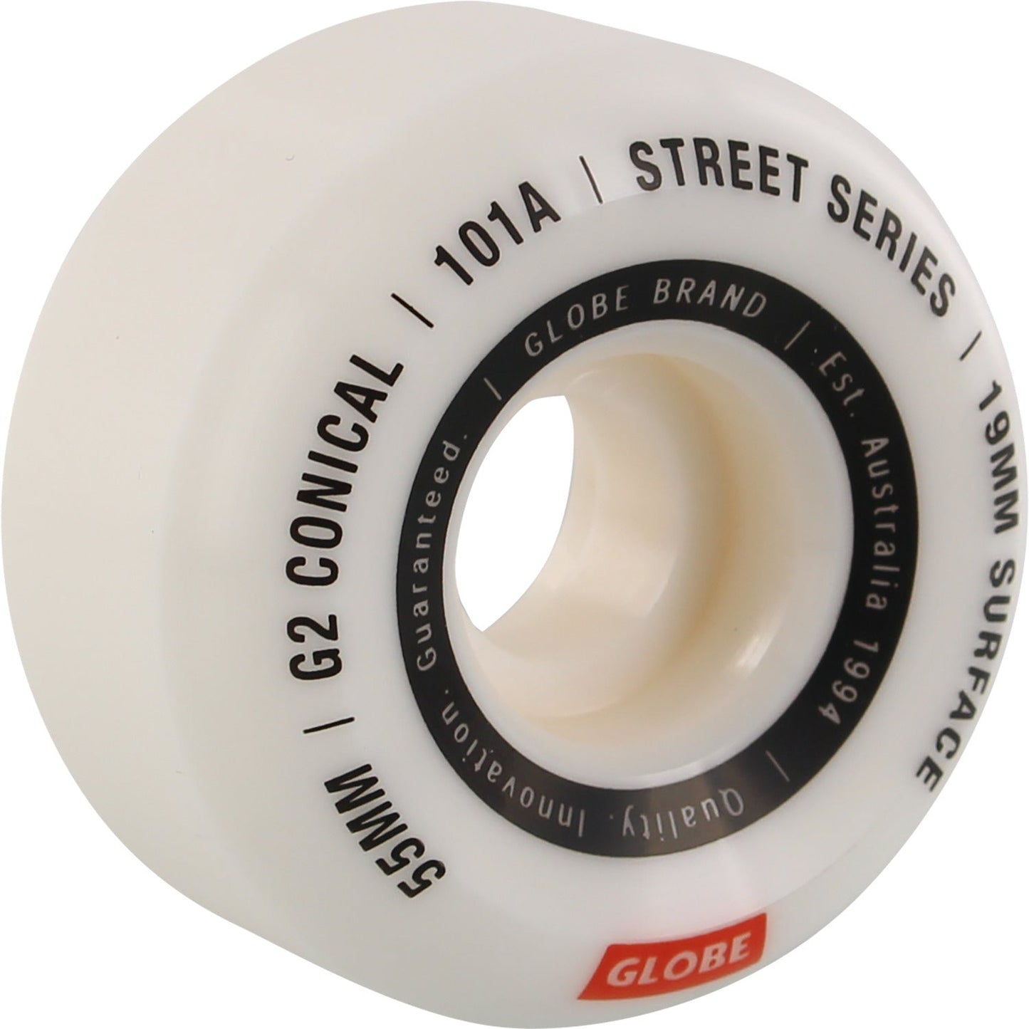Globe Skateboard Wheels G2 Conical Street White/Essential 55mm