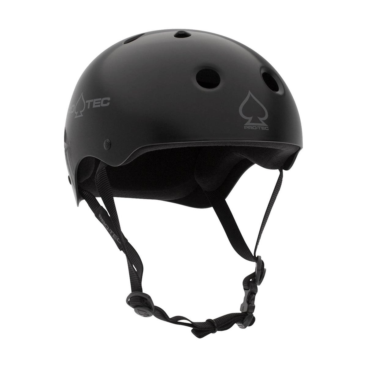 Pro Tec Helmet Classic Skate Matte Black Skateboard Protec Lid