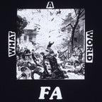 Fucking Awesome Tee What A World Black Fa Skateboard T Shirt