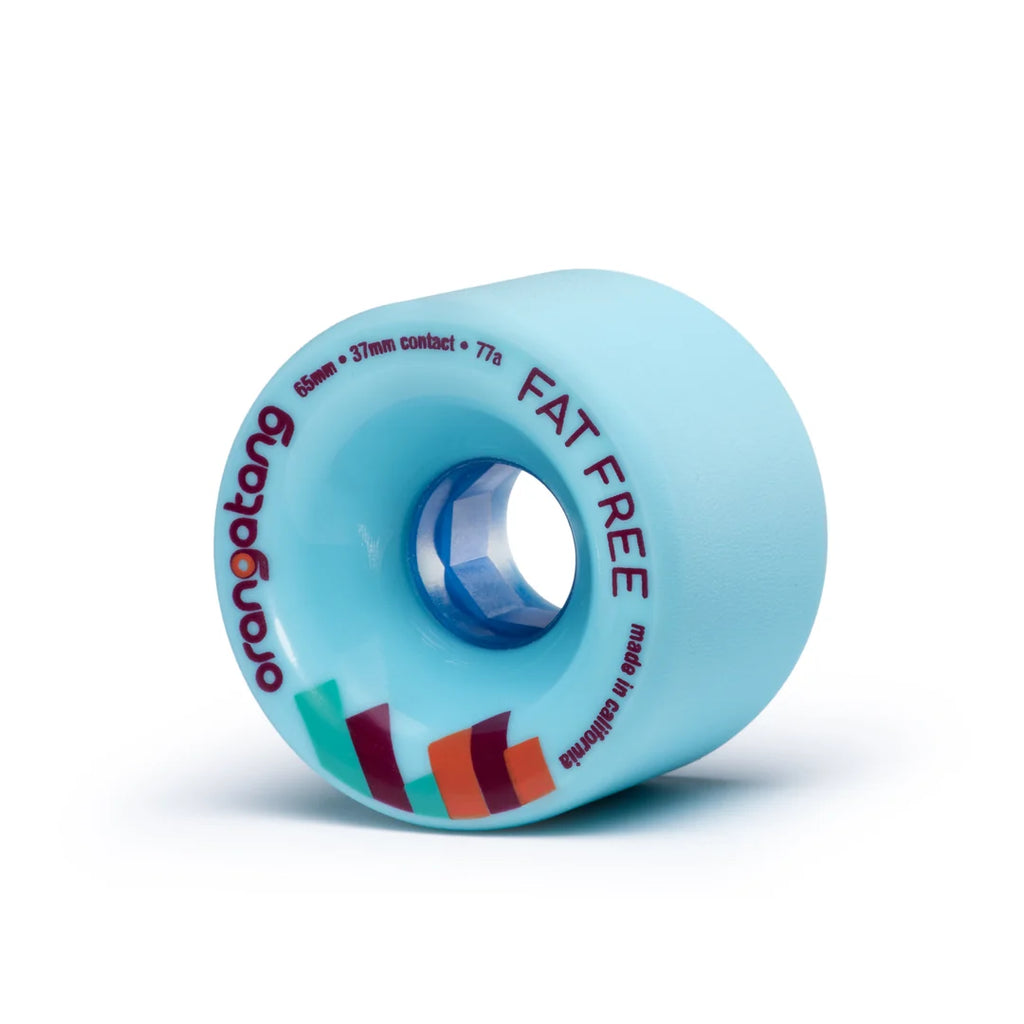Orangatang Wheels Fat Free 65mm 77a Blue