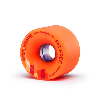 Orangatang Wheels Fat Free 65mm 80a Orange