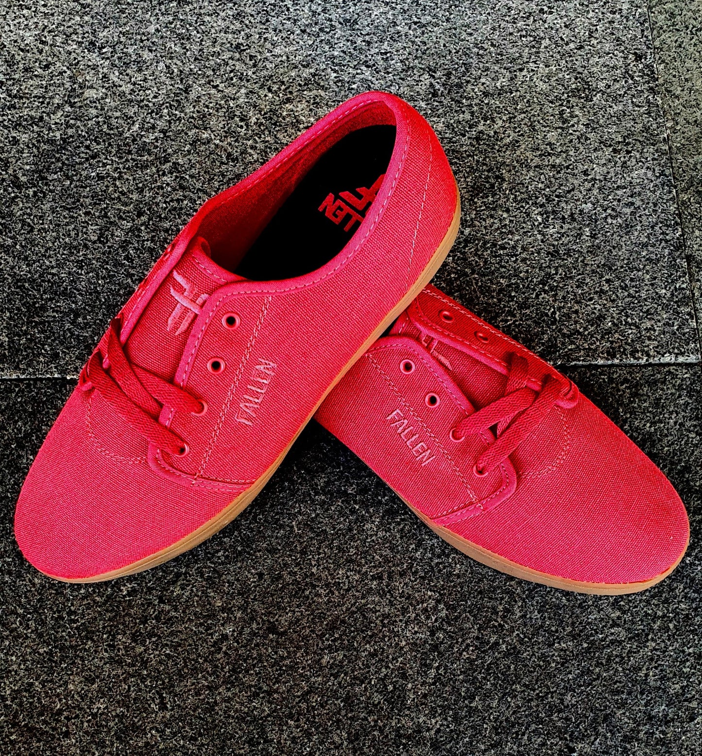 Fallen Shoes Daze Washed Red Gum Vegan US SIZE Skateboard Sneakers