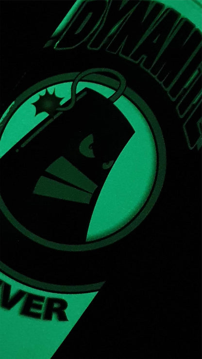 Dynamite Forever Skateboard Deck Icon White/Black Glow In The Dark