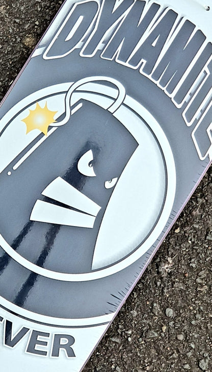 Dynamite Forever Skateboard Deck Icon White/Black Glow In The Dark
