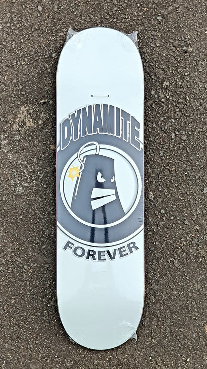 Dynamite Forever Skateboard Deck Icon White/Black Glow In The Dark