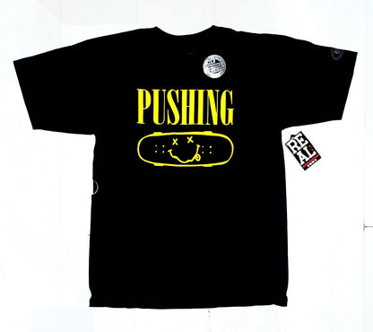 Real Tee Skate Like A Teen Black Skateboard T-Shirt