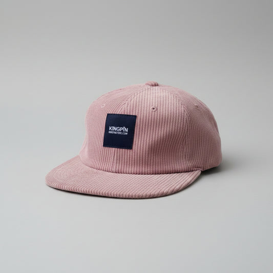 Kingpin Skate Supply Cap Class Cord Hazy Pink Strapback