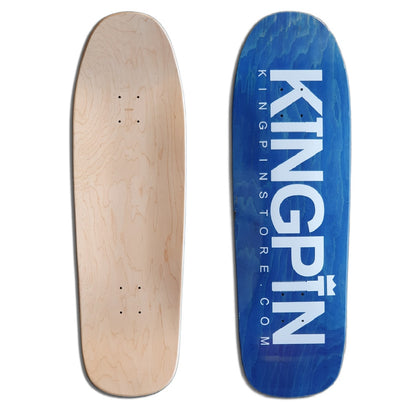 Kingpin Skate Supply Deck OG Logo Navy 9.8125" Sweatpants Shaped