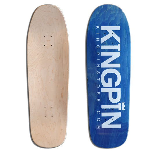 Kingpin Skate Supply Deck OG Logo Navy 9.8125" Sweatpants Shaped